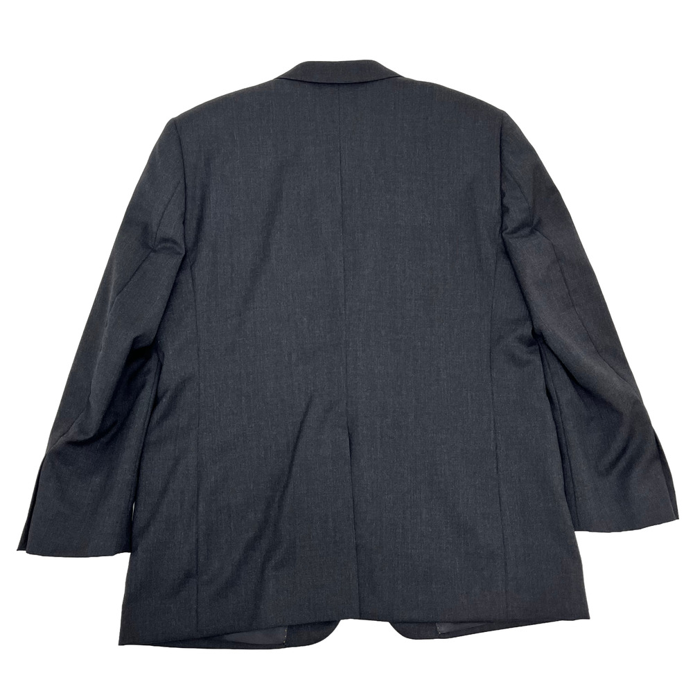 Joseph & Feiss Gold Mens 44R Blazer Jacket Black Charcoal Wool Long Sleeve‎ - Picture 12 of 16